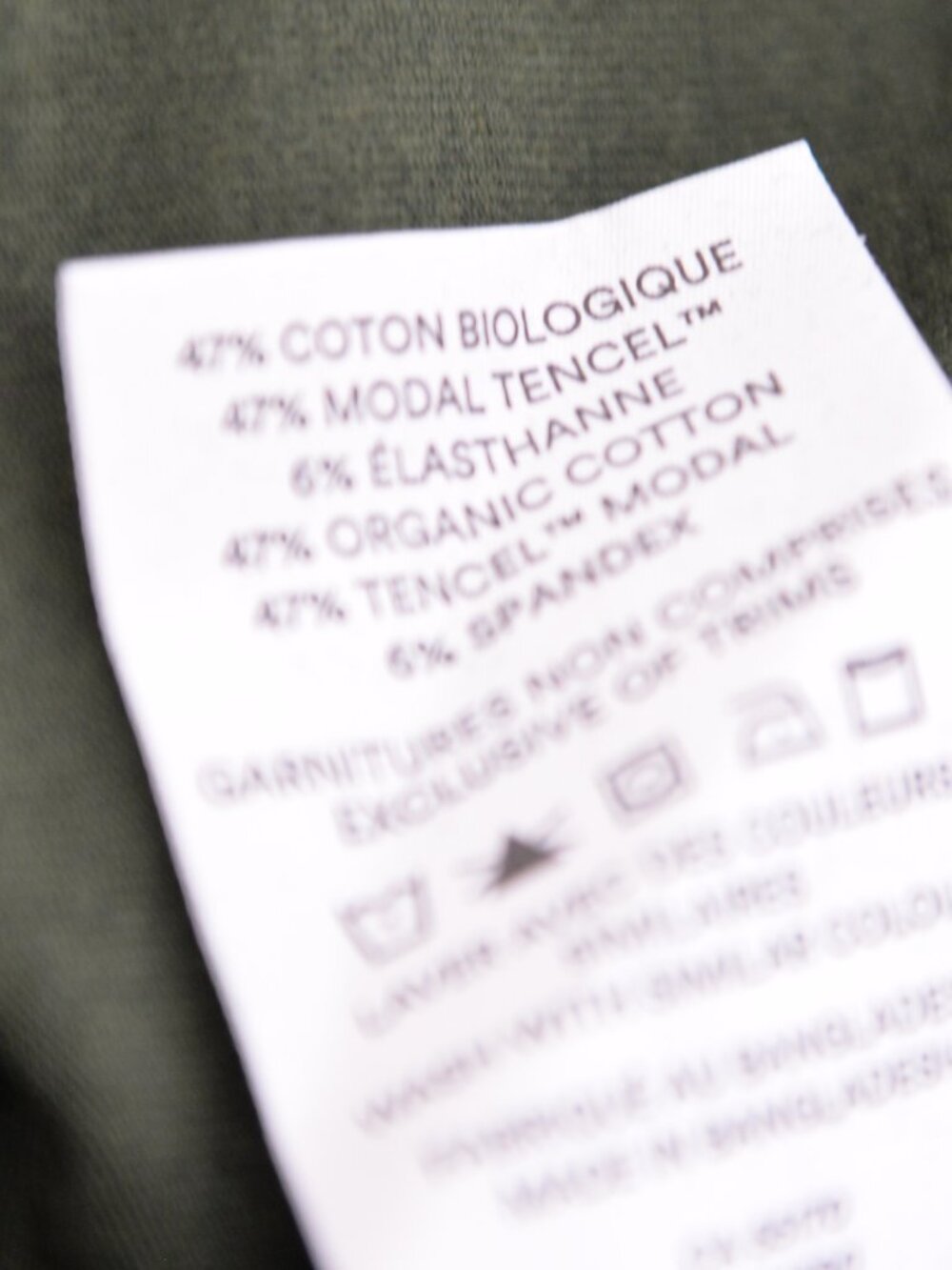 NWOT Frank and Oak Forest Green Cotton Turtleneck Sz M - Picture 5 of 7